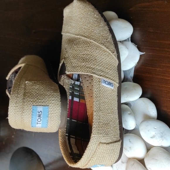 Toms woven burlap style 6.5 - Picture 2 of 7
